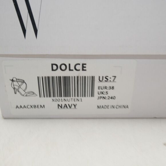 NEW DREAM PAIRS Women's 7 Dolce Stilettos Open Toe Pump Heel - Picture 4 of 9